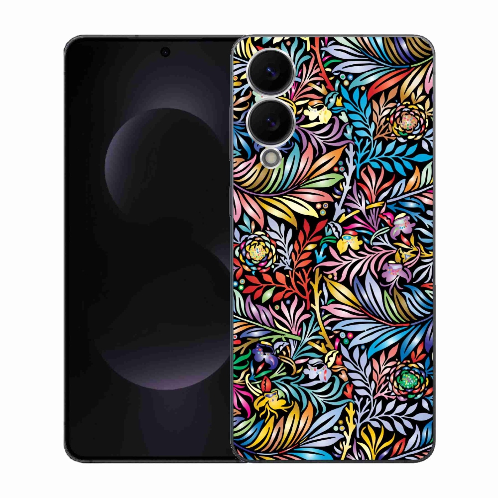 Gelový kryt mmCase na Samsung Galaxy S25 Edge - květiny 5