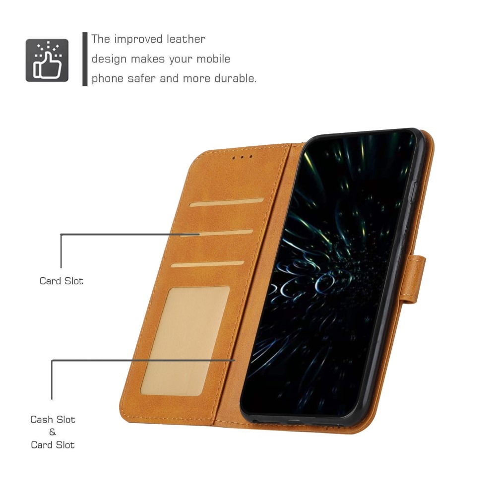 Line knížkové pouzdro na Samsung Galaxy S25 Ultra - žluté