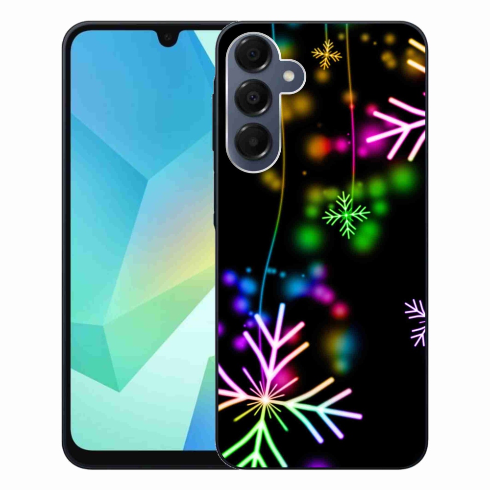Gelový kryt mmCase na Samsung Galaxy A16 4G/5G - barevné vločky