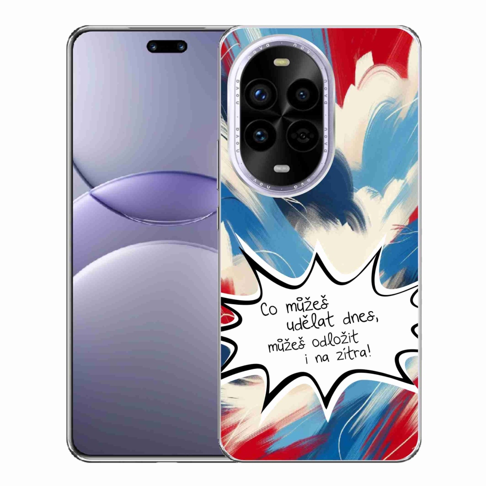 Gelový kryt mmCase na Huawei Nova 13 Pro 5G - vtipný text 9 bílé pozadí