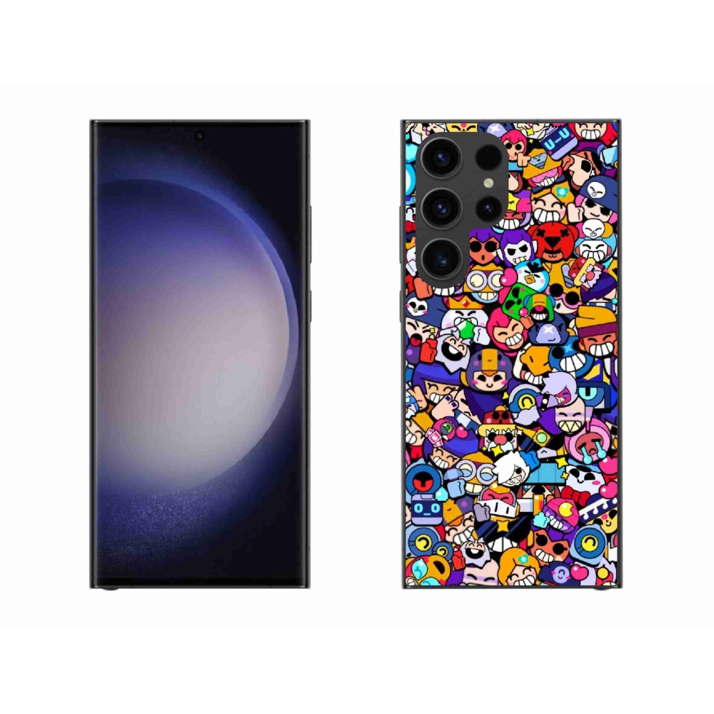 Gelový kryt mmCase na Samsung Galaxy S23 Ultra 5G - brawl stars 2