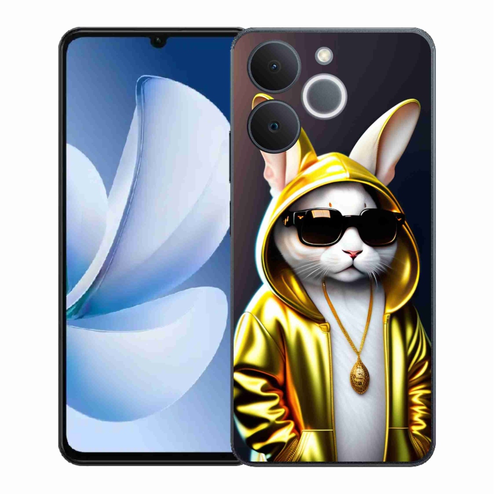 Gelový kryt mmCase na Realme Note 70T - kočka boss