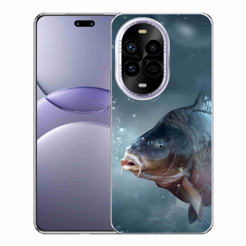 Gelový kryt mmCase na Huawei Nova 13 Pro 5G - kapr a bublinky