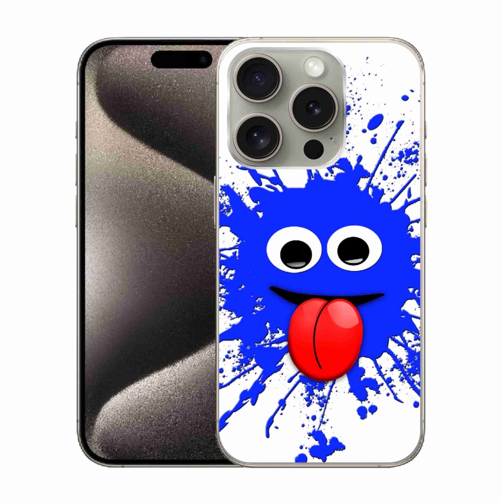 Gelový kryt mmCase na iPhone 15 Pro - strašidlo