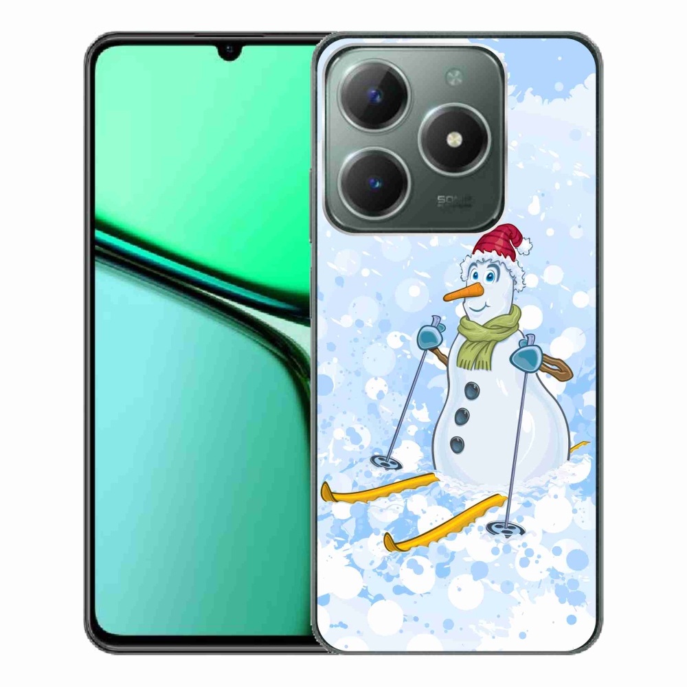 Gelový kryt mmCase na Realme C61 - sněhulák