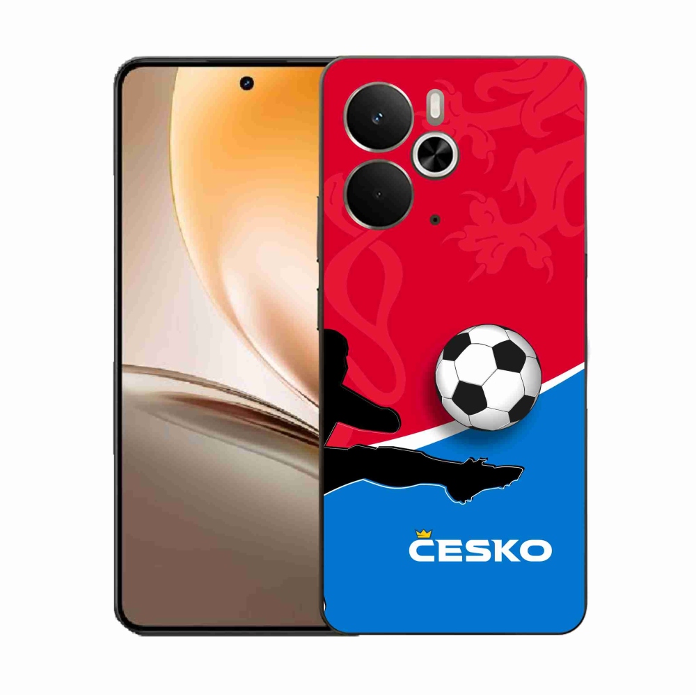 Gelový kryt mmCase na Realme 14 5G - fotbal Česko 2