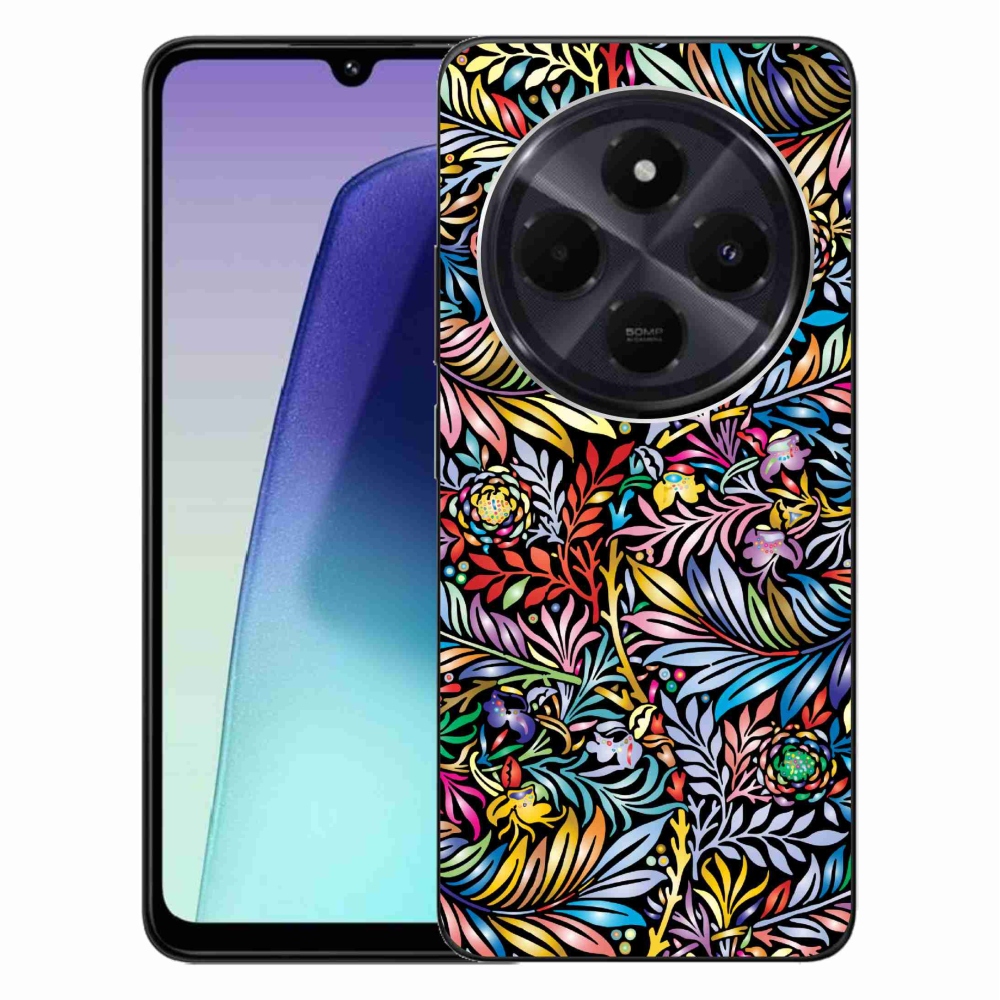 Gelový kryt mmCase na Xiaomi Redmi 14C/Poco C75 - květiny 5