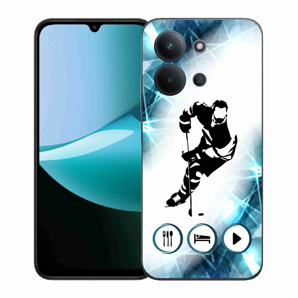 Gelový kryt mmCase na Xiaomi Redmi 15C 4G (171mm)/Poco C85 4G (171mm) - hokej 1