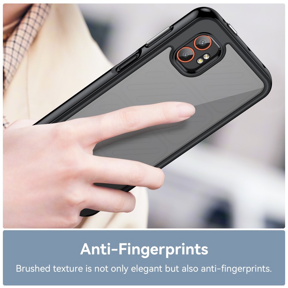 Gelový obal s pevnými zády na Samsung Galaxy Xcover 7 Pro - černé