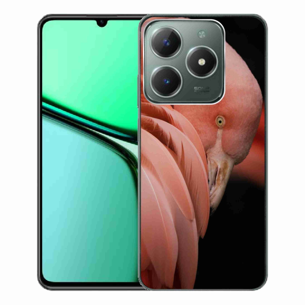Gelový kryt mmCase na Realme C61 - plameňák 3