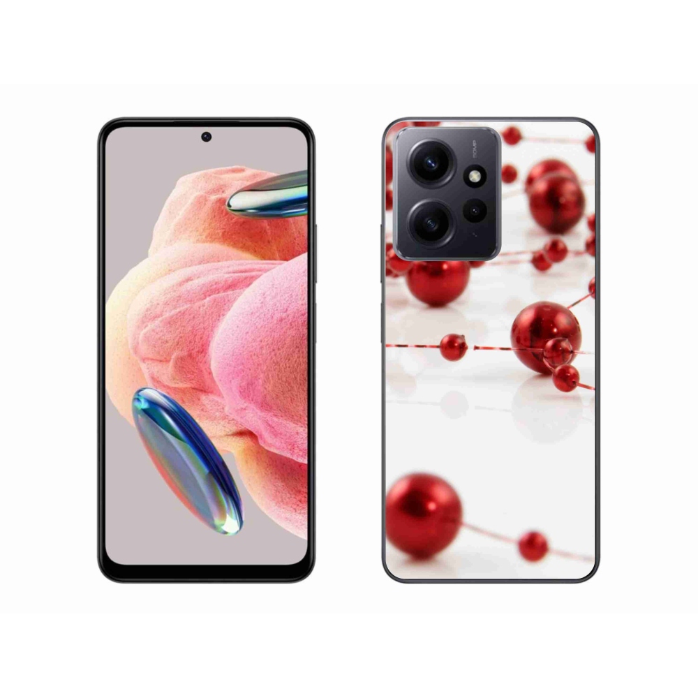 Gelový kryt mmCase na Xiaomi Redmi Note 12 4G - vánoční řetěz