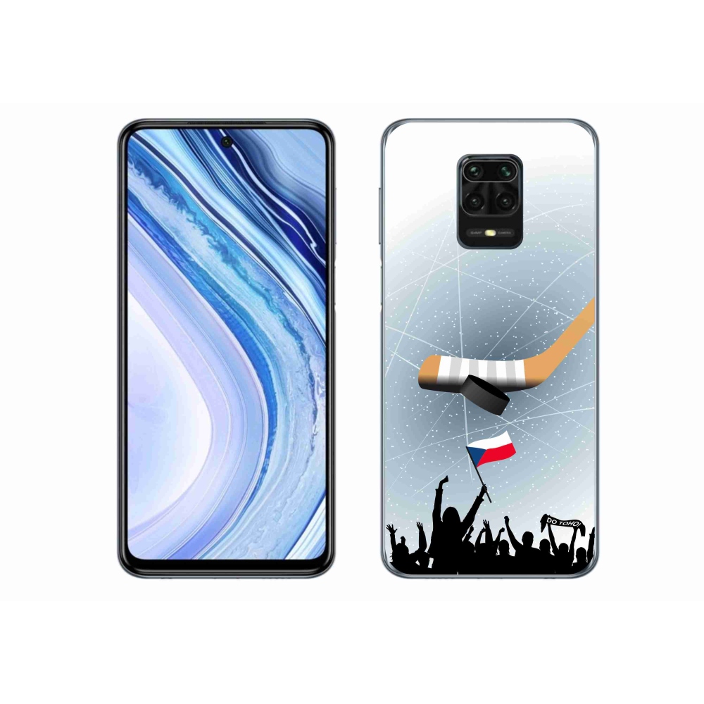 Gelový kryt mmCase na Xiaomi Redmi Note 9S - fanoušci hokeje