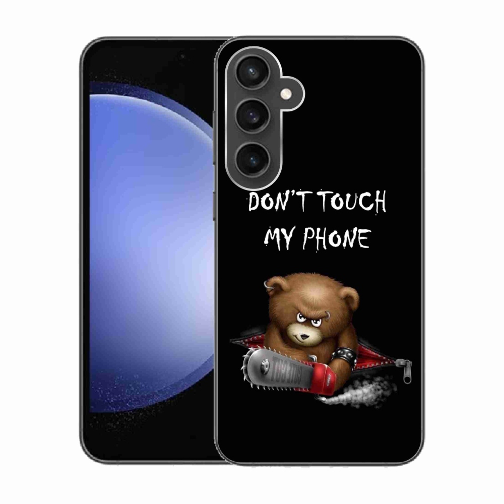 Gelový kryt mmCase na Samsung Galaxy S23 FE - nesahej na telefon