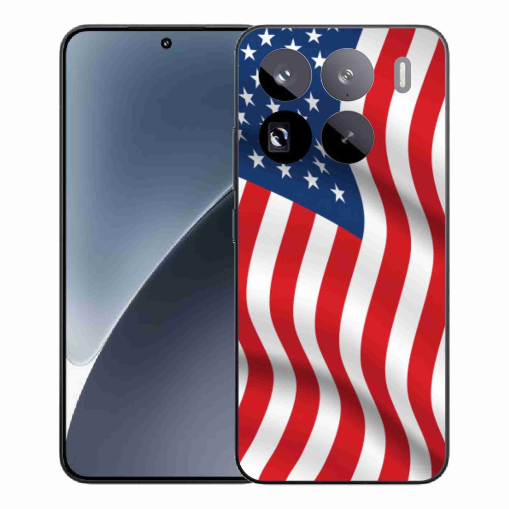 Gelový kryt mmCase na Xiaomi 15 Pro - USA vlajka