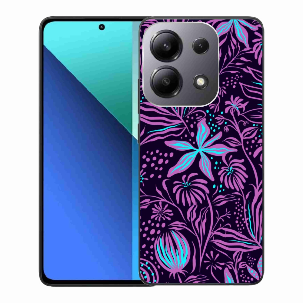Gelový kryt mmCase na Xiaomi Redmi Note 13 - květiny 2