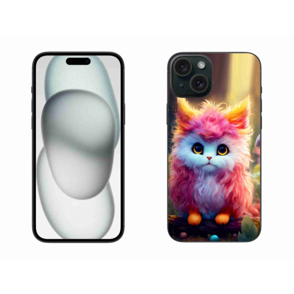 Gelový kryt mmCase na iPhone 15 Plus - roztomilé kotě 5