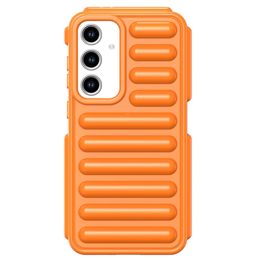 Capsule odolný gelový obal na Samsung Galaxy S24 FE - oranžový