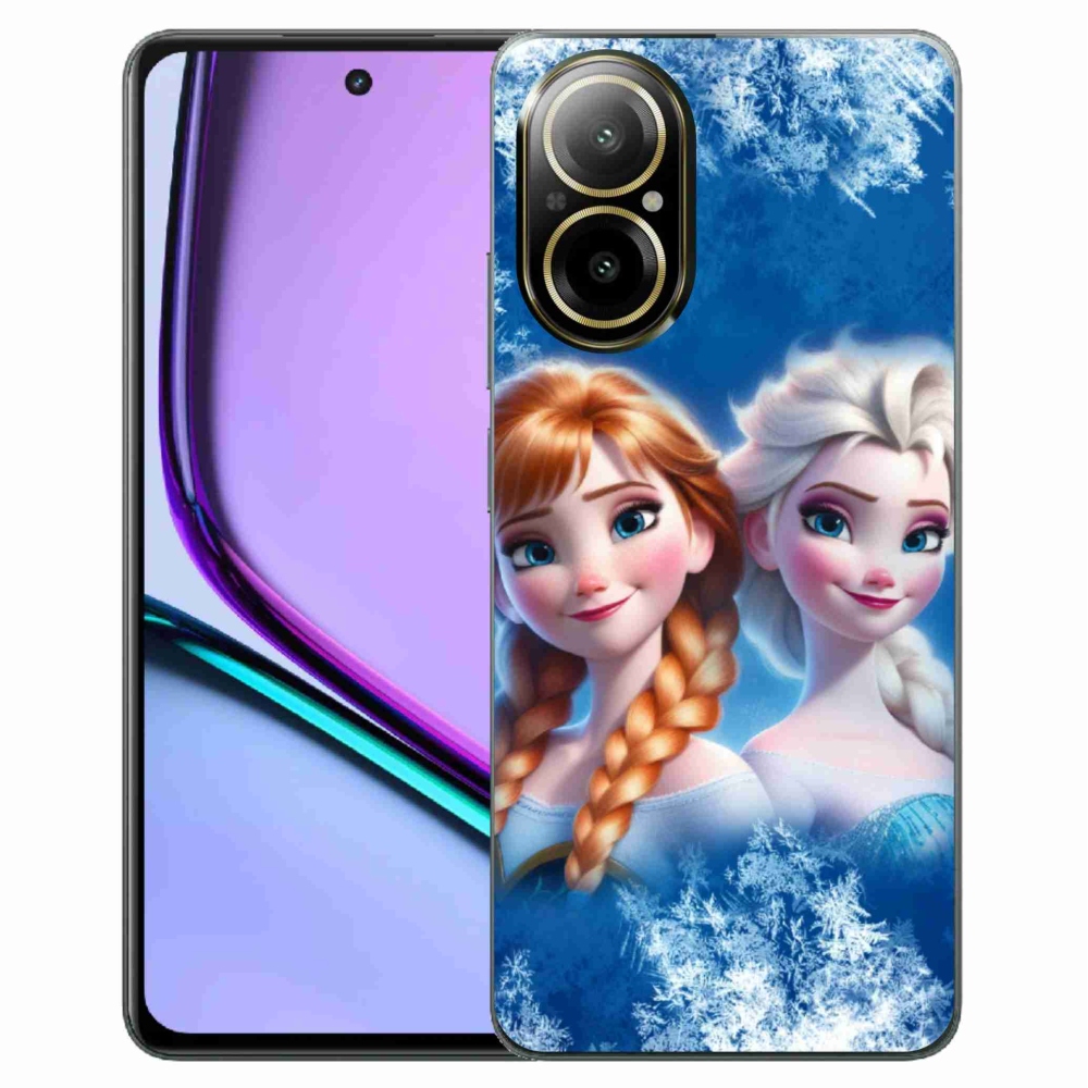 Gelový kryt mmCase na Realme C67 - ledové království 2