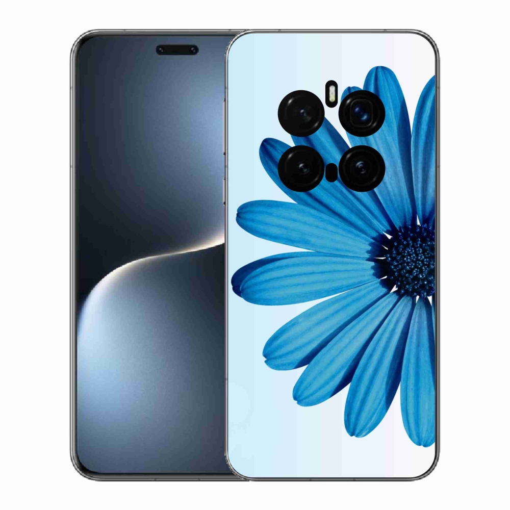 Gelový kryt mmCase na Honor Magic 7 Pro 5G - modrá kopretina