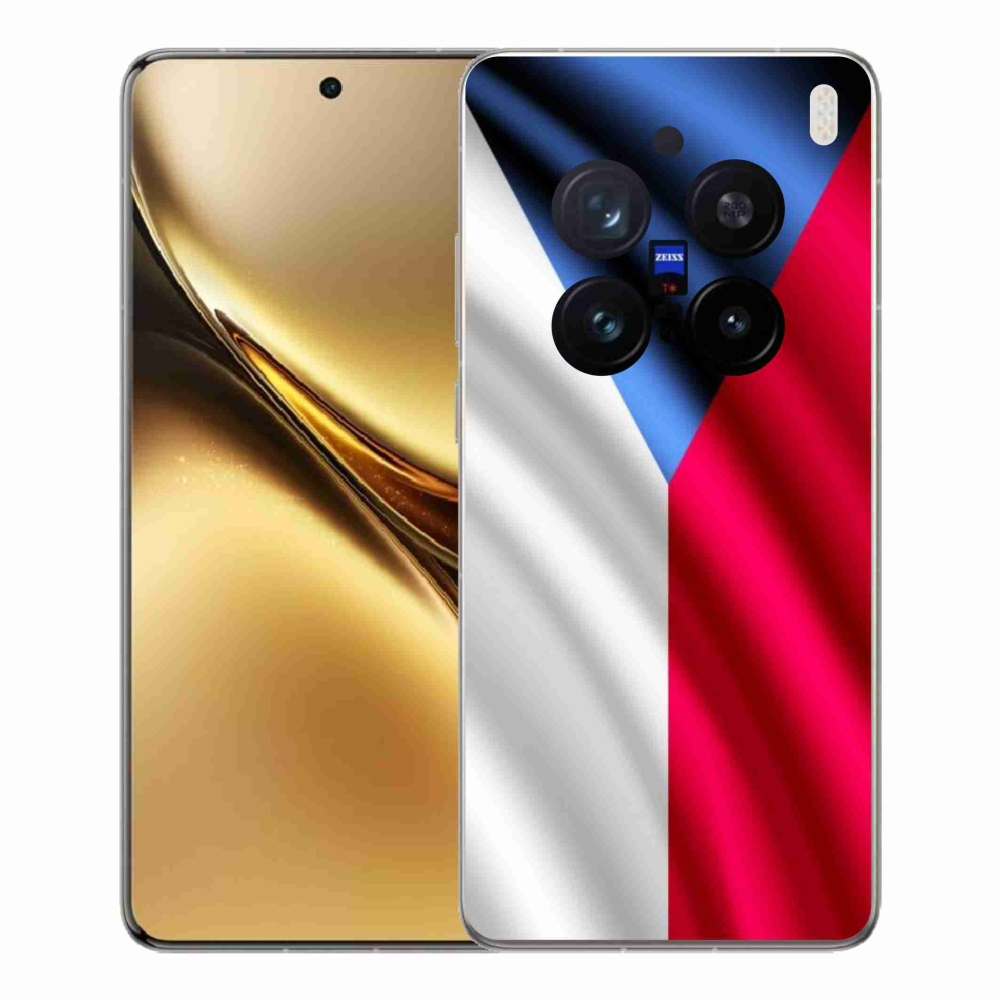 Gelový kryt mmCase na Vivo X200 Pro 5G - česká vlajka