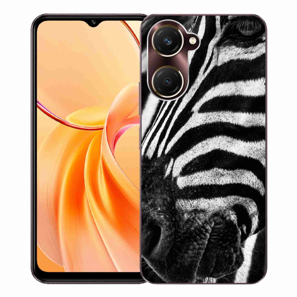 Gelový kryt mmCase na Vivo Y28s 5G - zebra