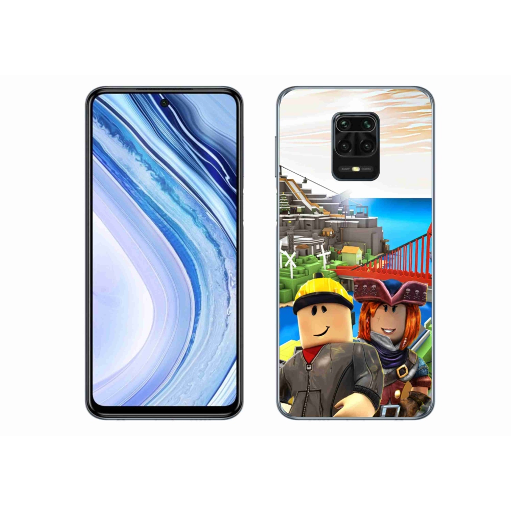 Gelový kryt mmCase na Xiaomi Redmi Note 9 Pro - roblox 1