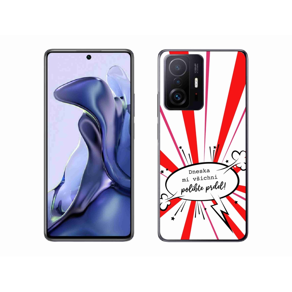 Gelový kryt mmCase na Xiaomi 11T Pro - vtipný text 15 bílé pozadí