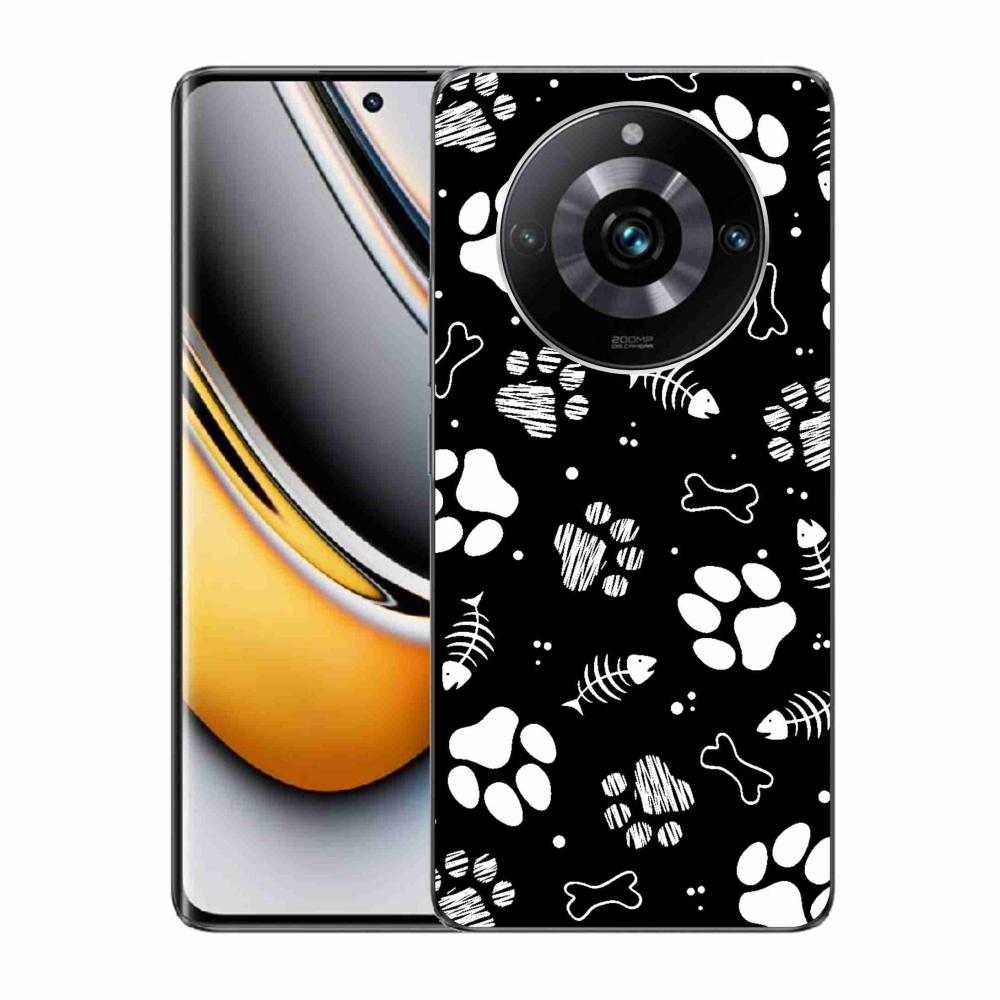 Gelový kryt mmCase na Realme 11 Pro/11 Pro+ - psí tlapky