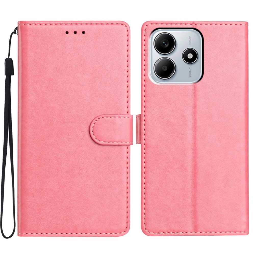 Clots knížkové pouzdro na Xiaomi Redmi Note 14 5G - růžové