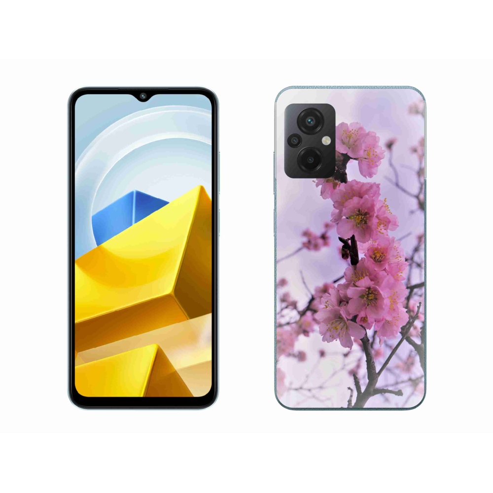 Gelový kryt mmCase na Xiaomi Poco M5 4G - květiny 7