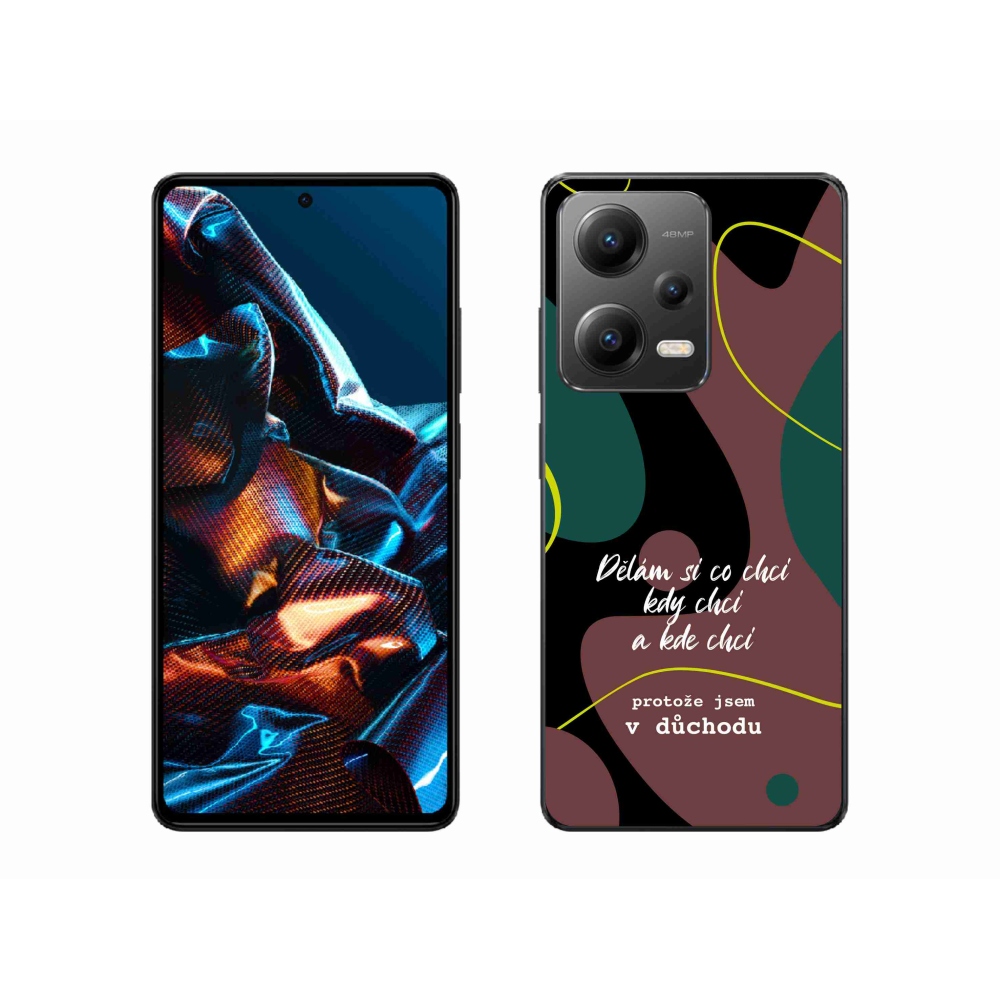 Gelový kryt mmCase na Xiaomi Redmi Note 12 Pro 5G - vtipný text 10 černé pozadí