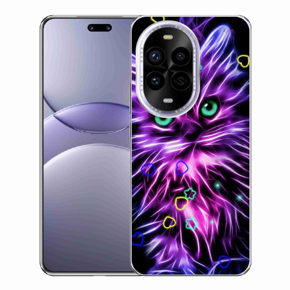 Gelový kryt mmCase na Huawei Nova 13 Pro 5G - abstraktní kočka