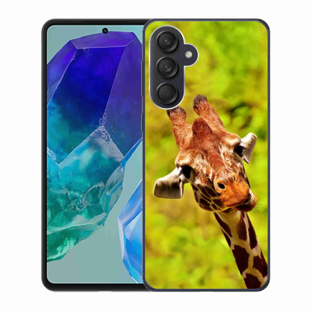 Gelový kryt mmCase na Samsung Galaxy M55 5G - žirafa