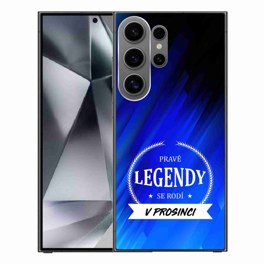 Gelový kryt mmCase na Samsung Galaxy S24 Ultra - legendy v prosinci modré pozadí