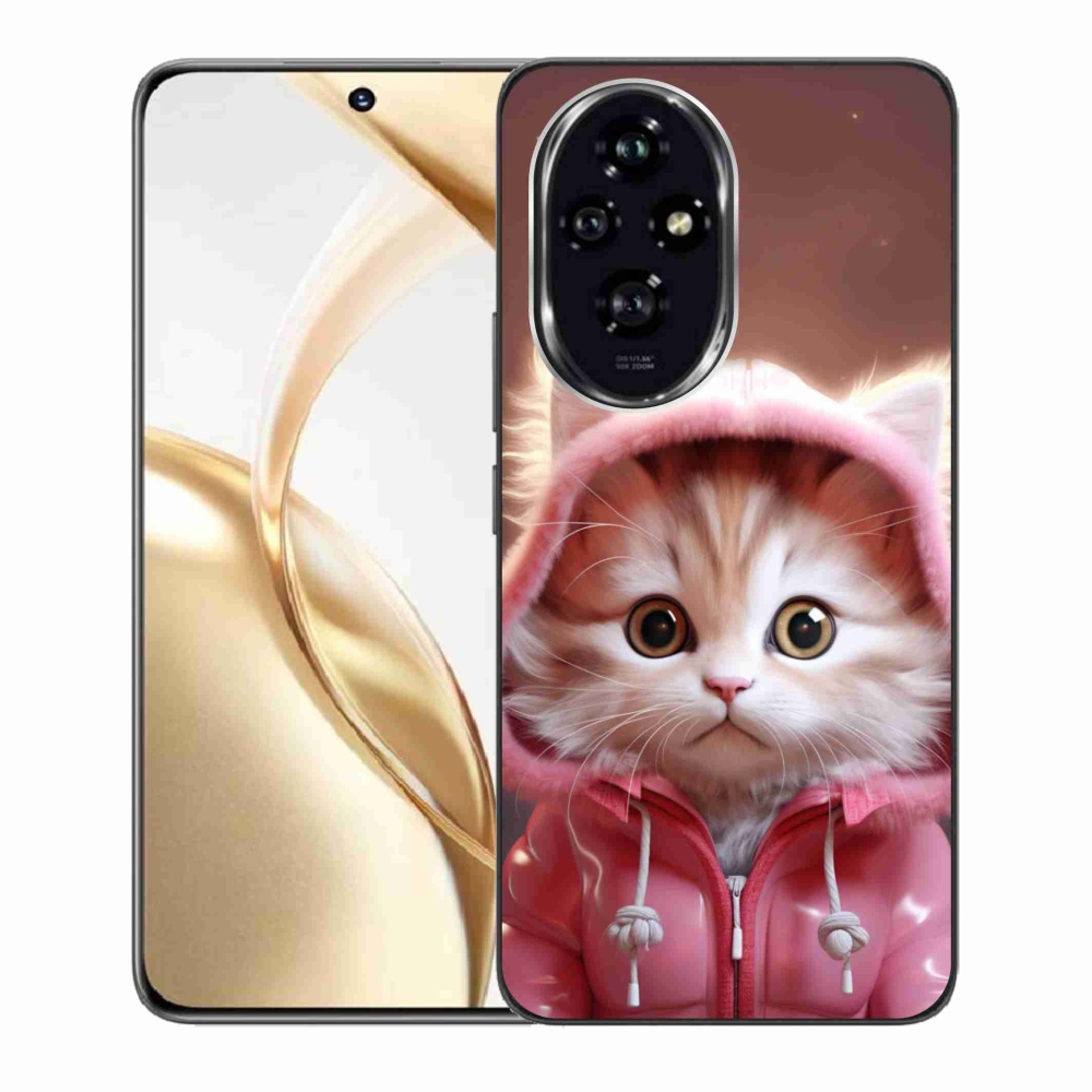 Gelový kryt mmCase na Honor 200 5G - roztomilé kotě 3