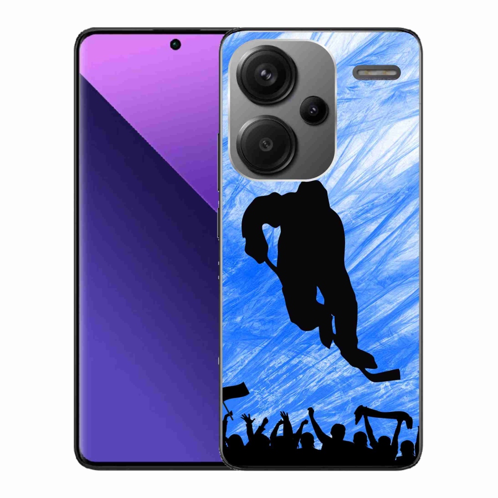 Gelový kryt mmCase na Xiaomi Redmi Note 13 Pro+ 5G - hokejový hráč