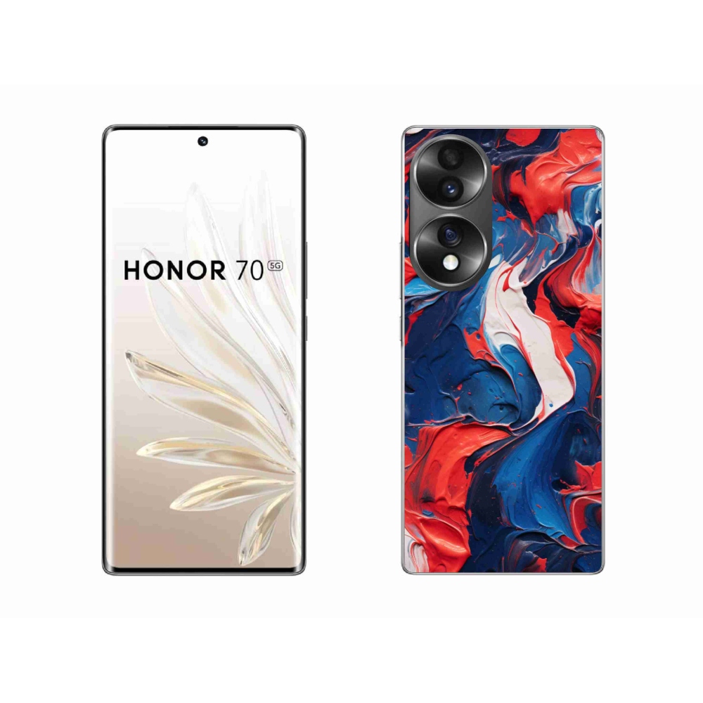 Gelový kryt mmCase na Honor 70 - abstraktní motiv 7