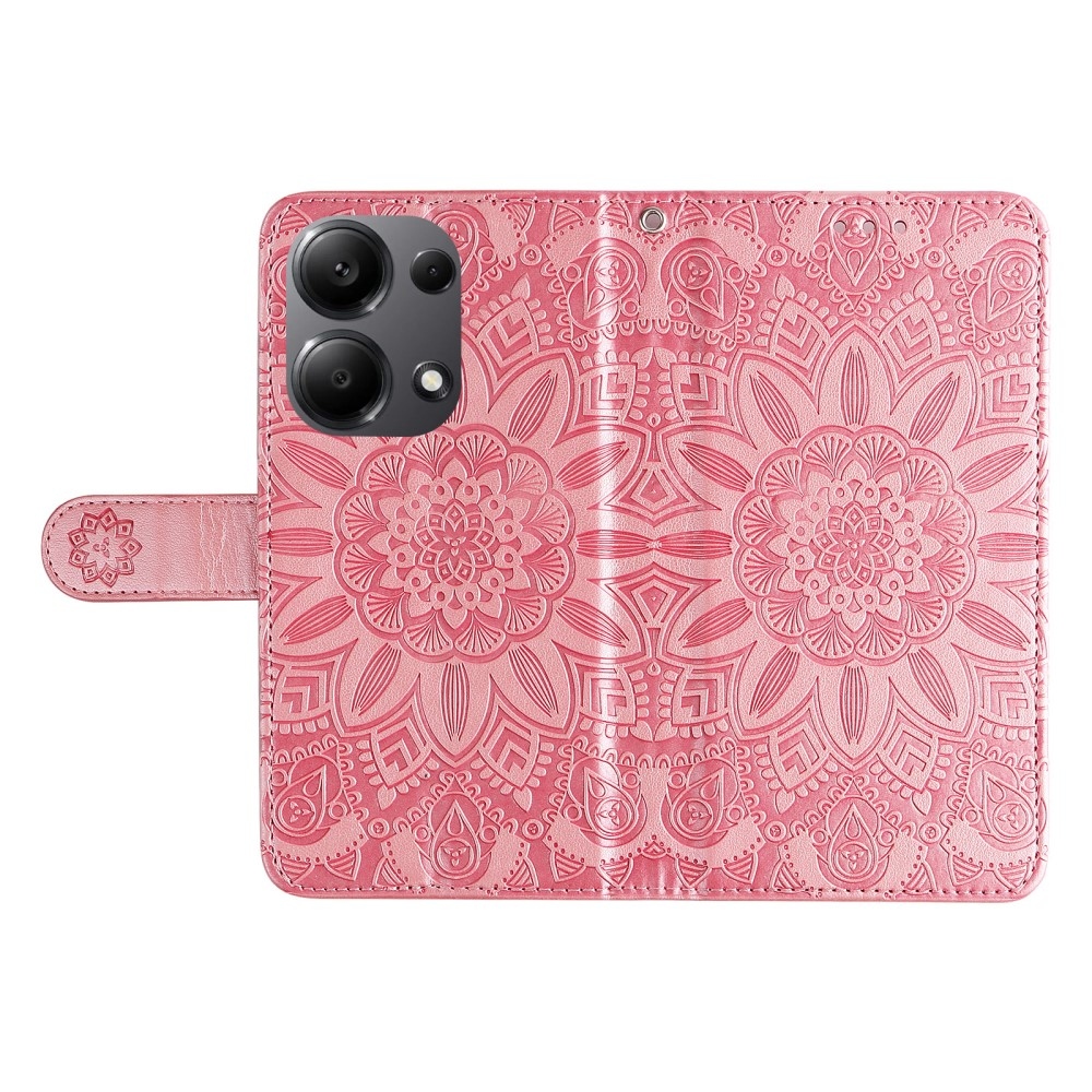 Sunflower knížkové pouzdro na Xiaomi Redmi Note 14S/Note 13 Pro 4G/Poco M6 Pro - růžové