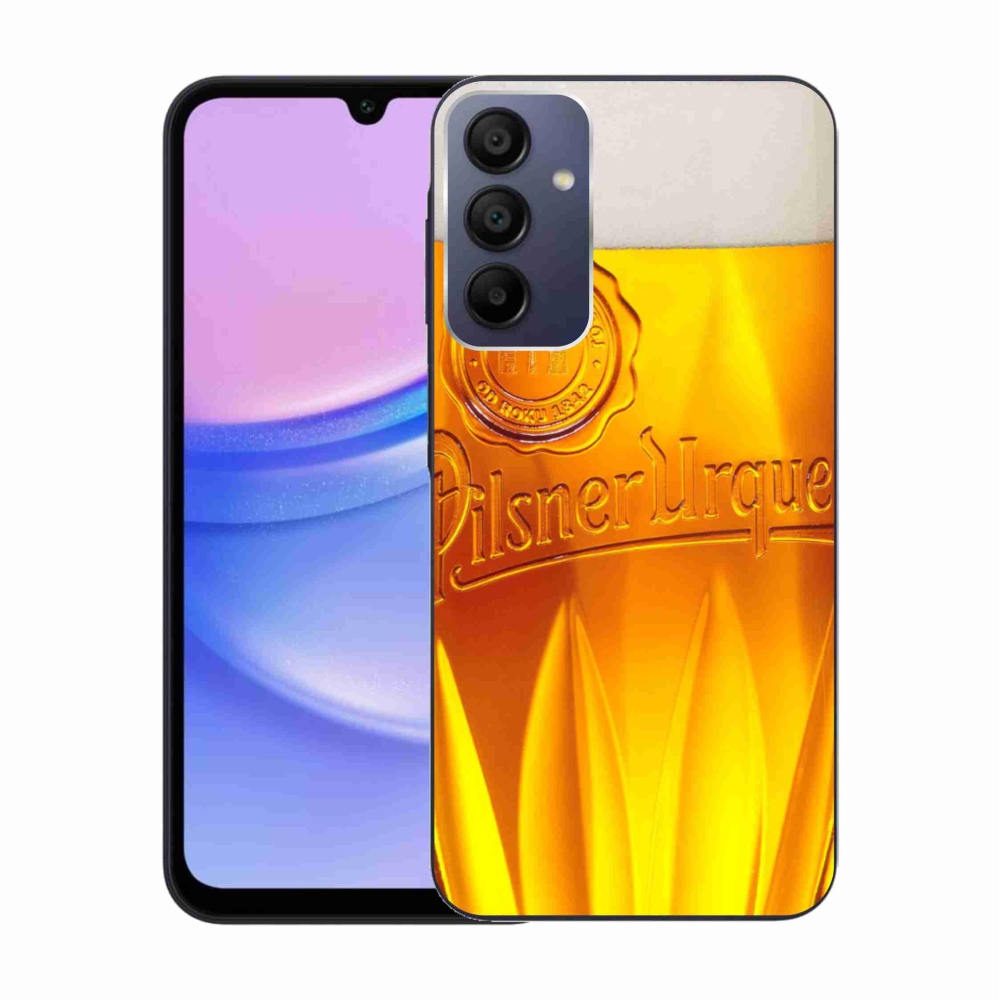 Gelový kryt mmCase na Samsung Galaxy A15 4G/5G - pivo