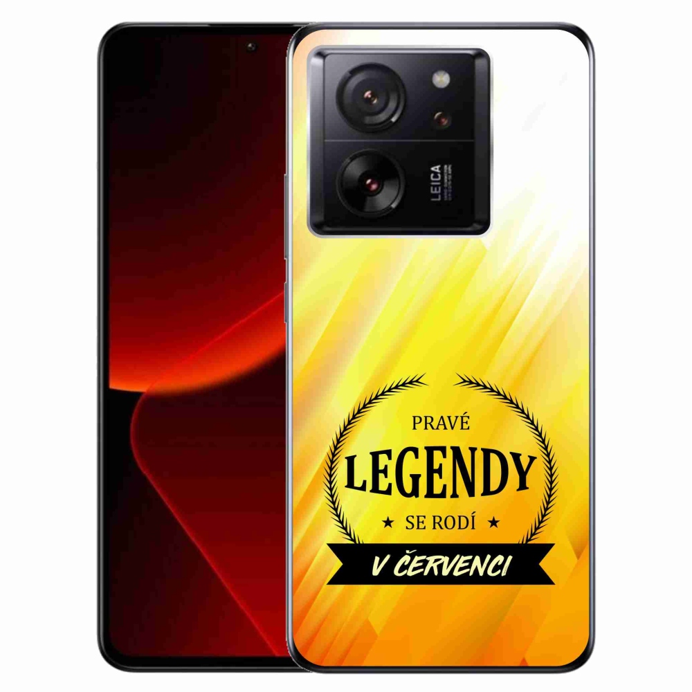 Gelový kryt mmCase na Xiaomi 13T/13T Pro - legendy v červenci žluté pozadí