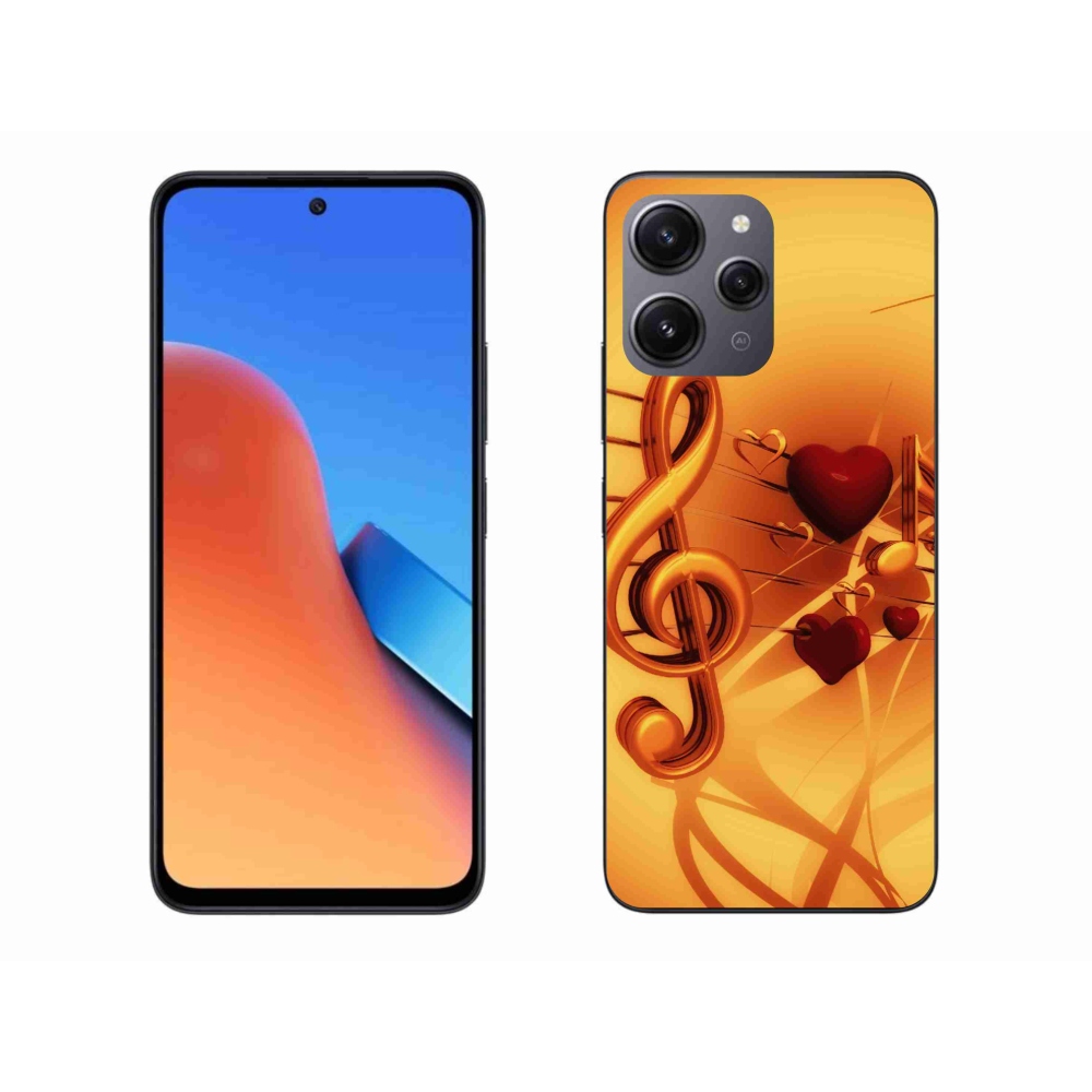 Gelový kryt mmCase na Xiaomi Redmi 12 - noty