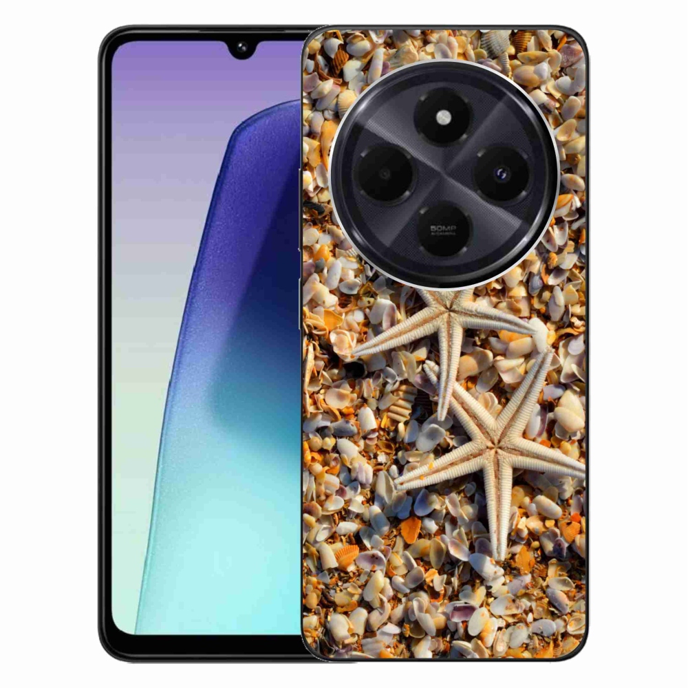 Gelový kryt mmCase na Xiaomi Redmi 14C/Poco C75 - mořské hvězdice