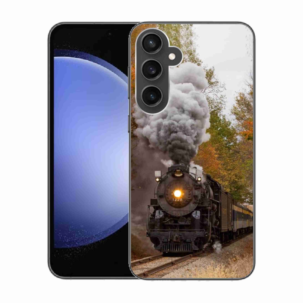 Gelový kryt mmCase na Samsung Galaxy S23 FE - vlak 1