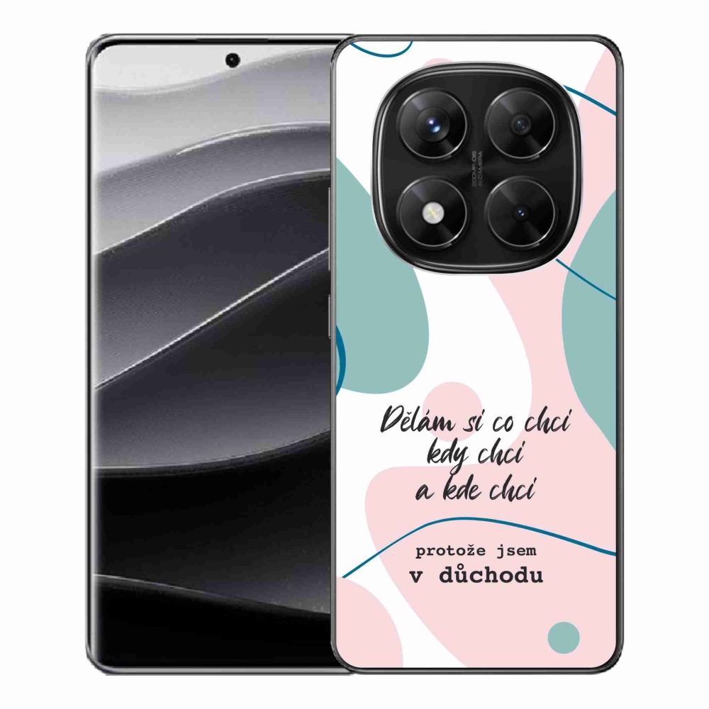 Gelový kryt mmCase na Xiaomi Redmi Note 14 Pro 5G/Poco X7 5G - vtipný text 10 bílé pozadí