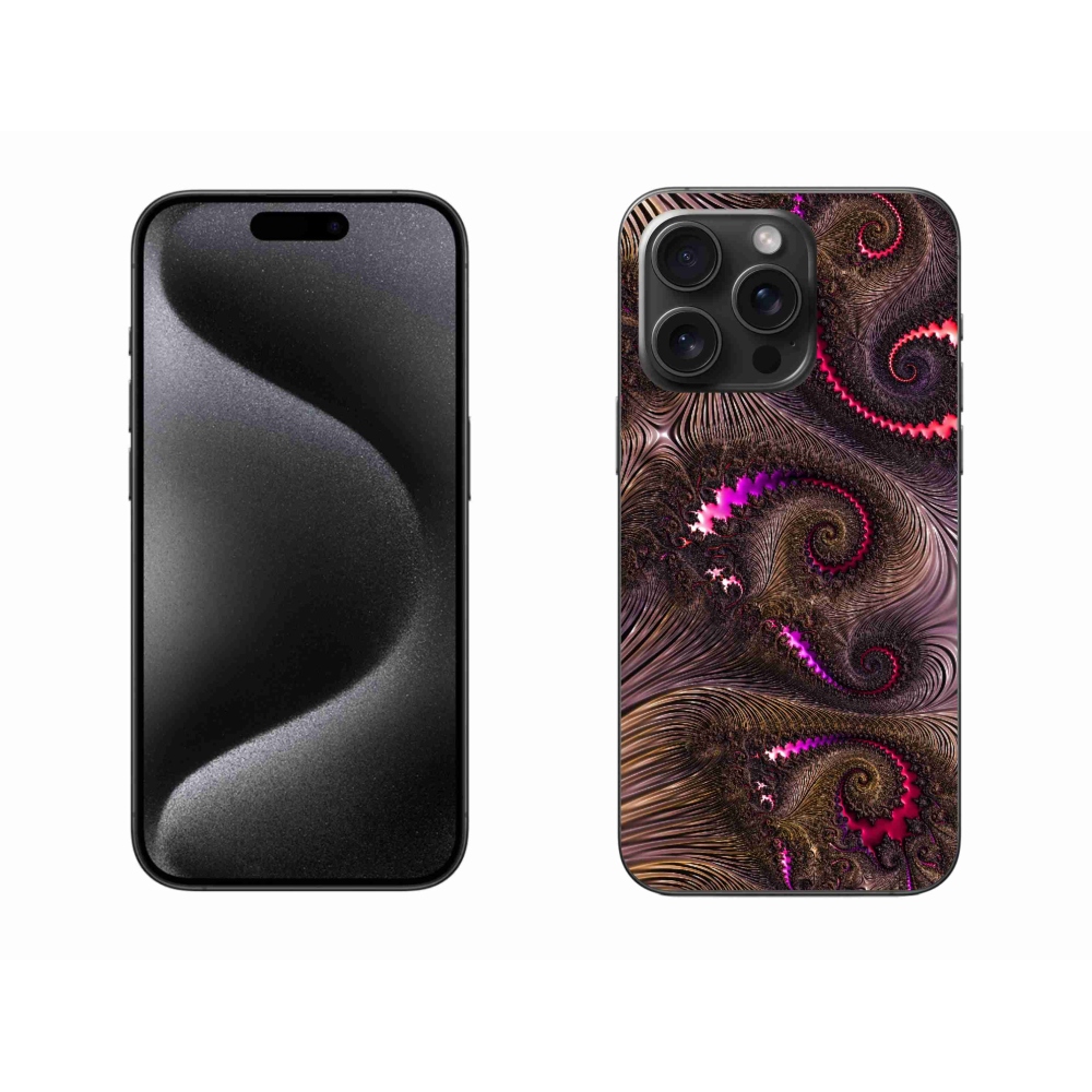 Gelový kryt mmCase na iPhone 15 Pro Max - abstraktní motiv 24