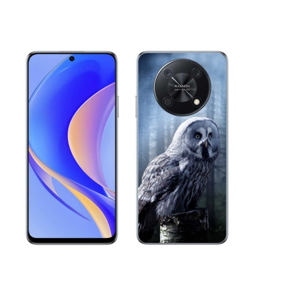 Gelový kryt mmCase na Huawei Nova Y90 - sova