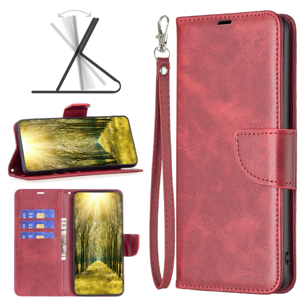 Case knížkové pouzdro na Xiaomi Redmi 13 4G/Poco M6 4G - červené