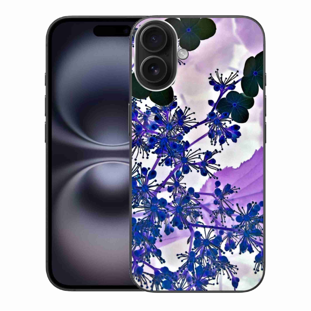 Gelový kryt mmCase na iPhone 16 Plus - květ hortenzie