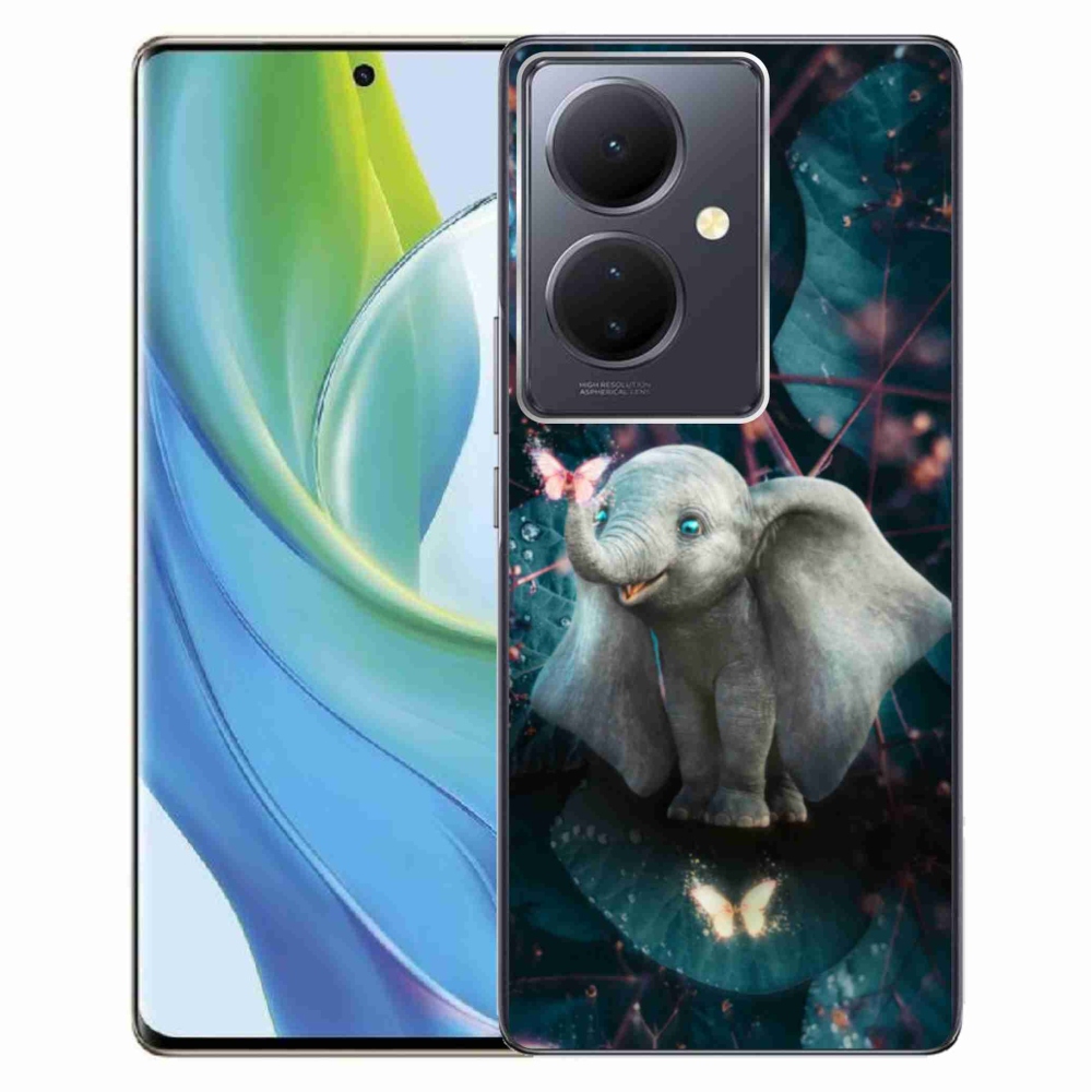 Gelový kryt mmCase na Vivo V29 Lite 5G - roztomilý slon