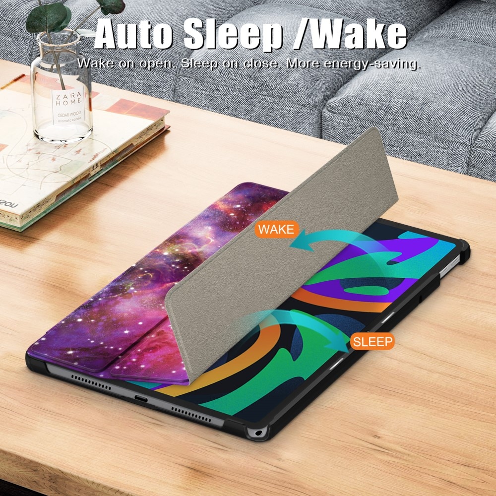 Patte chytré zavírací pouzdro na Lenovo Tab M11/Tab K11 - vesmír